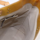 LOUIS VUITTON Monogram Vernis Reade MM Hand Bag Beige M91141 LV Auth 154837-17