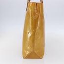 LOUIS VUITTON Monogram Vernis Reade MM Hand Bag Beige M91141 LV Auth 154837-4
