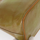 LOUIS VUITTON Monogram Vernis Houston Hand Bag Baby Blue M91005 LV Auth 154838-15