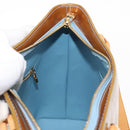 LOUIS VUITTON Monogram Vernis Houston Hand Bag Baby Blue M91005 LV Auth 154838-18