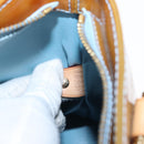 LOUIS VUITTON Monogram Vernis Houston Hand Bag Baby Blue M91005 LV Auth 154838-12