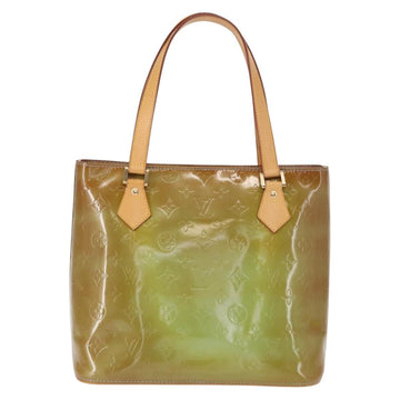 LOUIS VUITTON Monogram Vernis Houston Hand Bag Baby Blue M91005 LV Auth 154838 - 0