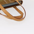 LOUIS VUITTON Monogram Vernis Houston Hand Bag Baby Blue M91005 LV Auth 154838-5