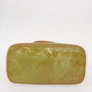 LOUIS VUITTON Monogram Vernis Houston Hand Bag Baby Blue M91005 LV Auth 154838-3