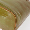 LOUIS VUITTON Monogram Vernis Houston Hand Bag Baby Blue M91005 LV Auth 154838-14