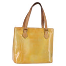 LOUIS VUITTON Monogram Vernis Houston Hand Bag Gris M91053 LV Auth 154839-1