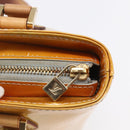 LOUIS VUITTON Monogram Vernis Houston Hand Bag Gris M91053 LV Auth 154839-17