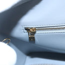 LOUIS VUITTON Monogram Vernis Houston Hand Bag Gris M91053 LV Auth 154839-19