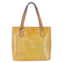 LOUIS VUITTON Monogram Vernis Houston Hand Bag Gris M91053 LV Auth 154839-2