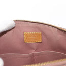 LOUIS VUITTON Monogram Vernis Alma PM Hand Bag Rose Velours M91583 Auth 154840-18