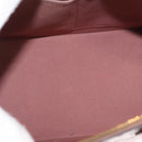 LOUIS VUITTON Monogram Vernis Alma PM Hand Bag Rose Velours M91583 Auth 154840-11