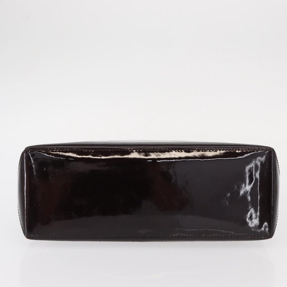 LOUIS VUITTON Monogram Vernis Wilshire PM Hand Bag Amarante M93641 Auth 154841