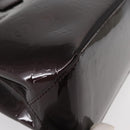 LOUIS VUITTON Monogram Vernis Wilshire PM Hand Bag Amarante M93641 Auth 154841-10