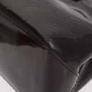 LOUIS VUITTON Monogram Vernis Wilshire PM Hand Bag Amarante M93641 Auth 154841-14