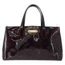 LOUIS VUITTON Monogram Vernis Wilshire PM Hand Bag Amarante M93641 Auth 154841-13