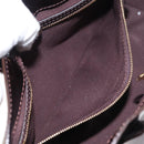 LOUIS VUITTON Monogram Vernis Wilshire PM Hand Bag Amarante M93641 Auth 154841-22