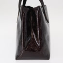 LOUIS VUITTON Monogram Vernis Wilshire PM Hand Bag Amarante M93641 Auth 154841-3