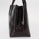 LOUIS VUITTON Monogram Vernis Wilshire PM Hand Bag Amarante M93641 Auth 154841-4