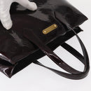 LOUIS VUITTON Monogram Vernis Wilshire PM Hand Bag Amarante M93641 Auth 154841-6