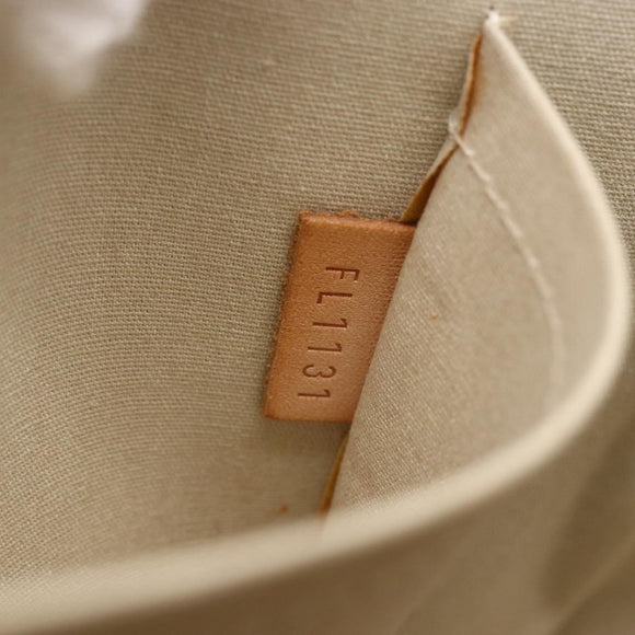 LOUIS VUITTON Monogram Vernis Sherwood PM Bag Broncorail M91491 LV Auth 154843