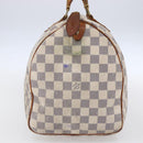 LOUIS VUITTON Damier Azur Speedy 35 Hand Bag N41535 LV Auth 154846-5
