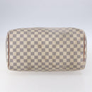 LOUIS VUITTON Damier Azur Speedy 35 Hand Bag N41535 LV Auth 154846-9