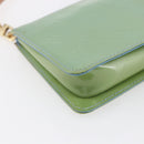 LOUIS VUITTON Monogram Vernis Lexington Pouch Baby Blue M91011 LV Auth 154849-14