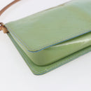 LOUIS VUITTON Monogram Vernis Lexington Pouch Baby Blue M91011 LV Auth 154849-16