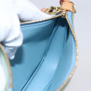 LOUIS VUITTON Monogram Vernis Lexington Pouch Baby Blue M91011 LV Auth 154849-19