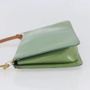 LOUIS VUITTON Monogram Vernis Lexington Pouch Baby Blue M91011 LV Auth 154849-3