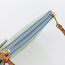 LOUIS VUITTON Monogram Vernis Lexington Pouch Baby Blue M91011 LV Auth 154849-6