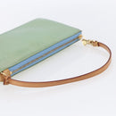 LOUIS VUITTON Monogram Vernis Lexington Pouch Baby Blue M91011 LV Auth 154849-7