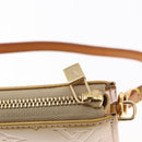 LOUIS VUITTON Monogram Vernis Lexington Accessory Pouch Beige M91010 Auth 154850-17