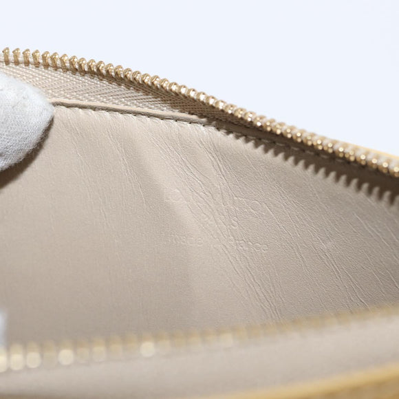 LOUIS VUITTON Monogram Vernis Lexington Accessory Pouch Beige M91010 Auth 154850