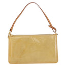 LOUIS VUITTON Monogram Vernis Lexington Accessory Pouch Beige M91010 Auth 154850-13