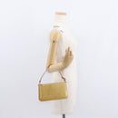 LOUIS VUITTON Monogram Vernis Lexington Accessory Pouch Beige M91010 Auth 154850-21