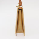 LOUIS VUITTON Monogram Vernis Lexington Accessory Pouch Beige M91010 Auth 154850-3