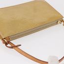 LOUIS VUITTON Monogram Vernis Lexington Accessory Pouch Beige M91010 Auth 154850-6