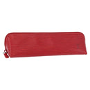 LOUIS VUITTON Epi Trousse Crayons Pen Case Red M56547 LV Auth 154851-1