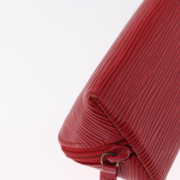 LOUIS VUITTON Epi Trousse Crayons Pen Case Red M56547 LV Auth 154851