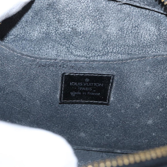 LOUIS VUITTON Epi Dauphine GM Cosmetic Pouch Black M48432 LV Auth 154852