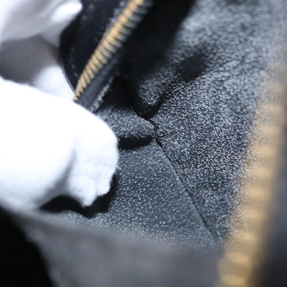 LOUIS VUITTON Epi Dauphine GM Cosmetic Pouch Black M48432 LV Auth 154852