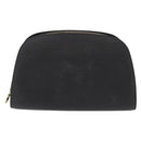 LOUIS VUITTON Epi Dauphine GM Cosmetic Pouch Black M48432 LV Auth 154852-2