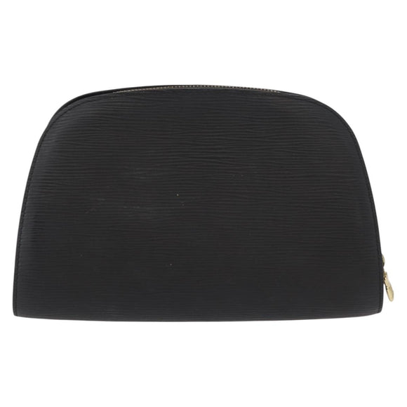 LOUIS VUITTON Epi Dauphine GM Cosmetic Pouch Black M48432 LV Auth 154852