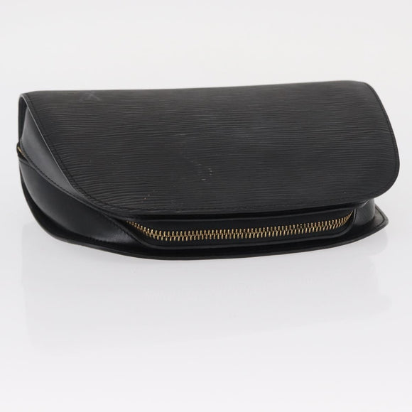 LOUIS VUITTON Epi Dauphine GM Cosmetic Pouch Black M48432 LV Auth 154852
