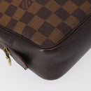 LOUIS VUITTON Damier Ebene Trousse Toilette 25 Clutch Bag N47624 LV Auth 154853-15