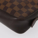 LOUIS VUITTON Damier Ebene Trousse Toilette 25 Clutch Bag N47624 LV Auth 154853-16