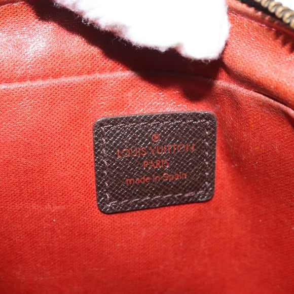 LOUIS VUITTON Damier Ebene Trousse Toilette 25 Clutch Bag N47624 LV Auth 154853