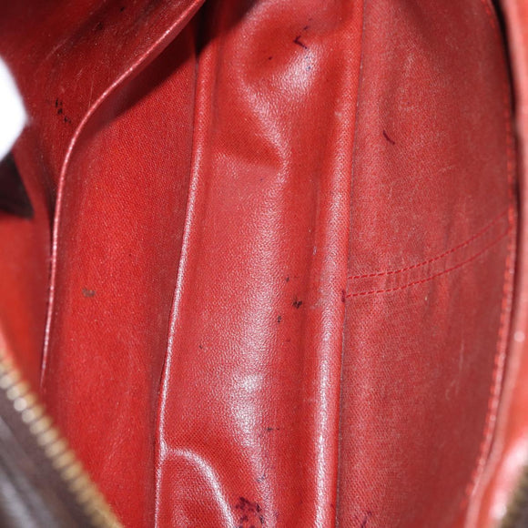 LOUIS VUITTON Damier Ebene Trousse Toilette 25 Clutch Bag N47624 LV Auth 154853