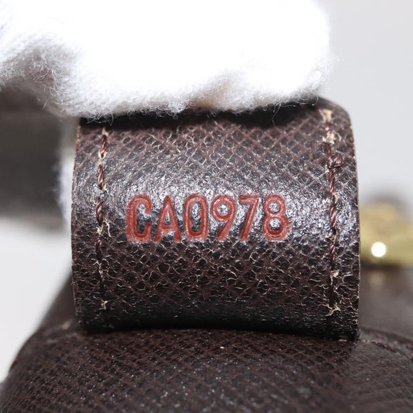 LOUIS VUITTON Damier Ebene Trousse Toilette 25 Clutch Bag N47624 LV Auth 154853